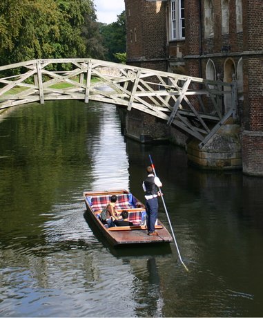 Punters enjoying a calm river ride
